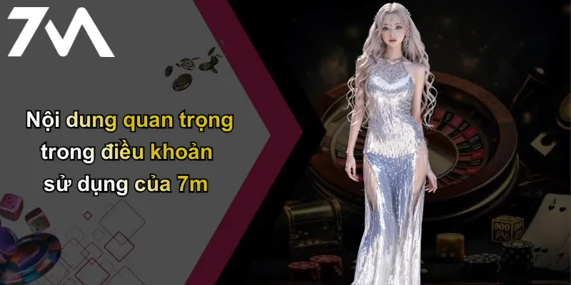Nội dung quan trọng trong điều khoản sử dụng của 7m