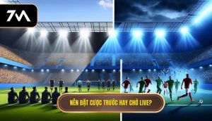 Nên đặt cược trước hay chờ live