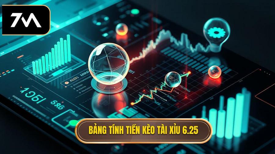 Bảng tổng hợp cách tính tiền kèo tài xỉu 6.25
