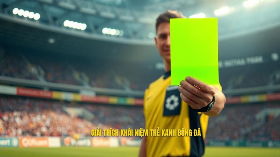 Khái niệm cơ bản: Thẻ xanh trong bóng đá là gì?