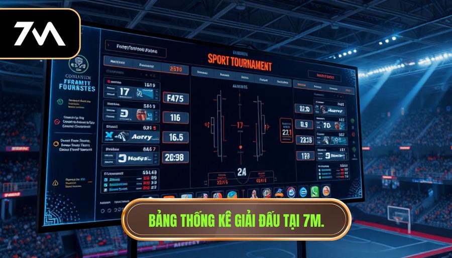 7M có đầy đủ giải đấu không? Phân tích chi tiết hệ thống dữ liệu bóng đá tại 7M 2 Bảng thống kê giải đấu tại 7M